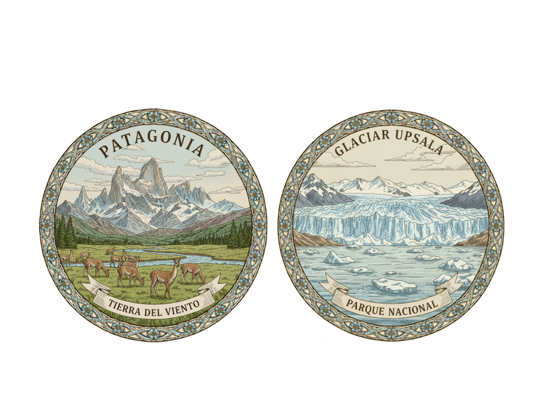 Two Soap Gift Box: Patagonia, Glaciar Upsala