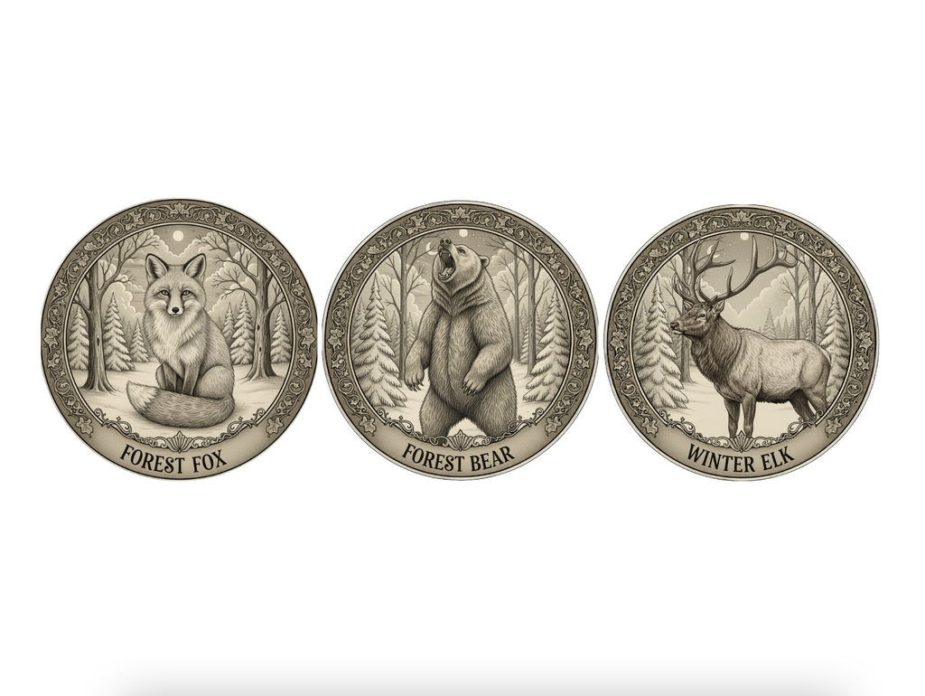 Three Soap Gift Box: Forex Fox, Forest Bear, Winter Elk