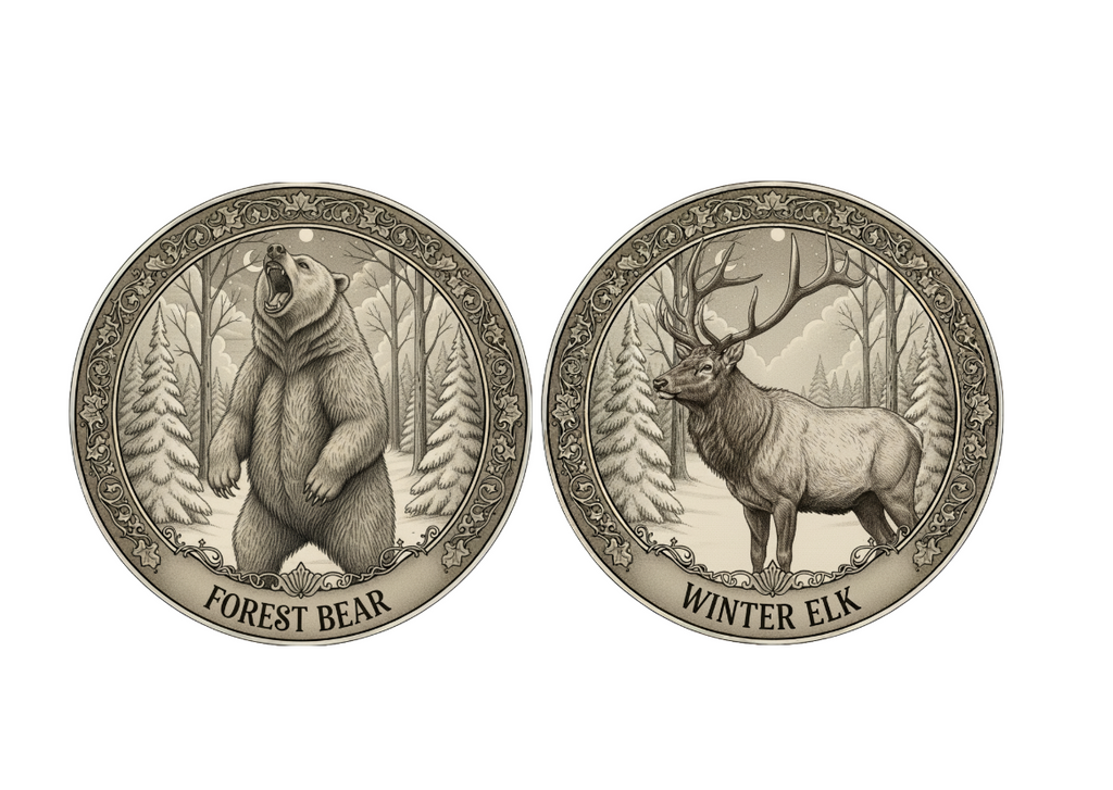 Two Soap Gift Box: Forest Bear, Winter Elk