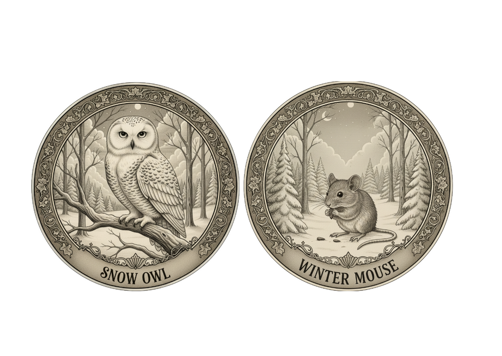 Two Soap Gift Box: Snow Owl, Winter Mouse