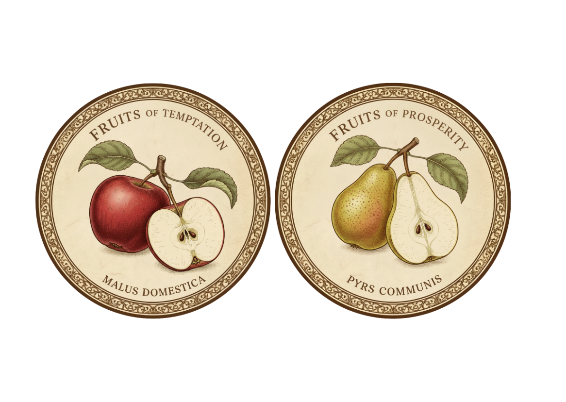 Two Soap Gift Box: Fruits of Prosperity and Temptation