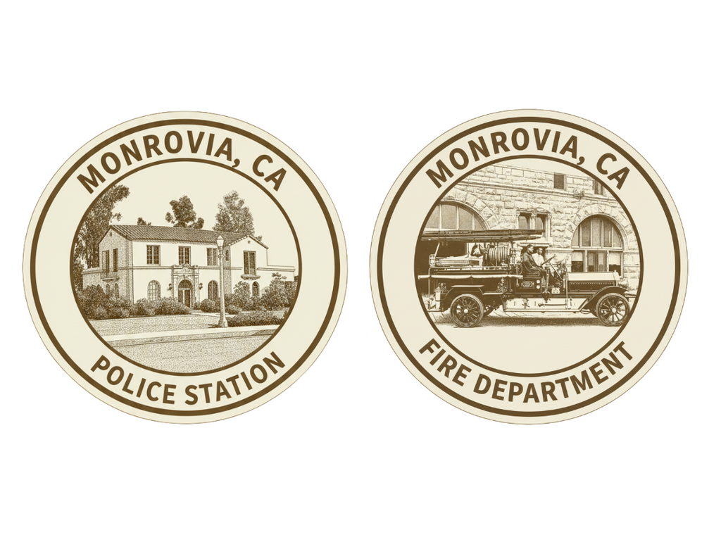 Two Soap Gift Box: Old Police and Fire Station