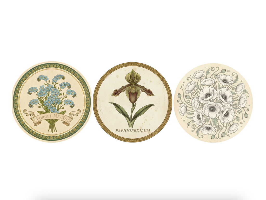 Three Soap Gift Box: Paphiopedilum, Forget-me-not, and California White Poppies