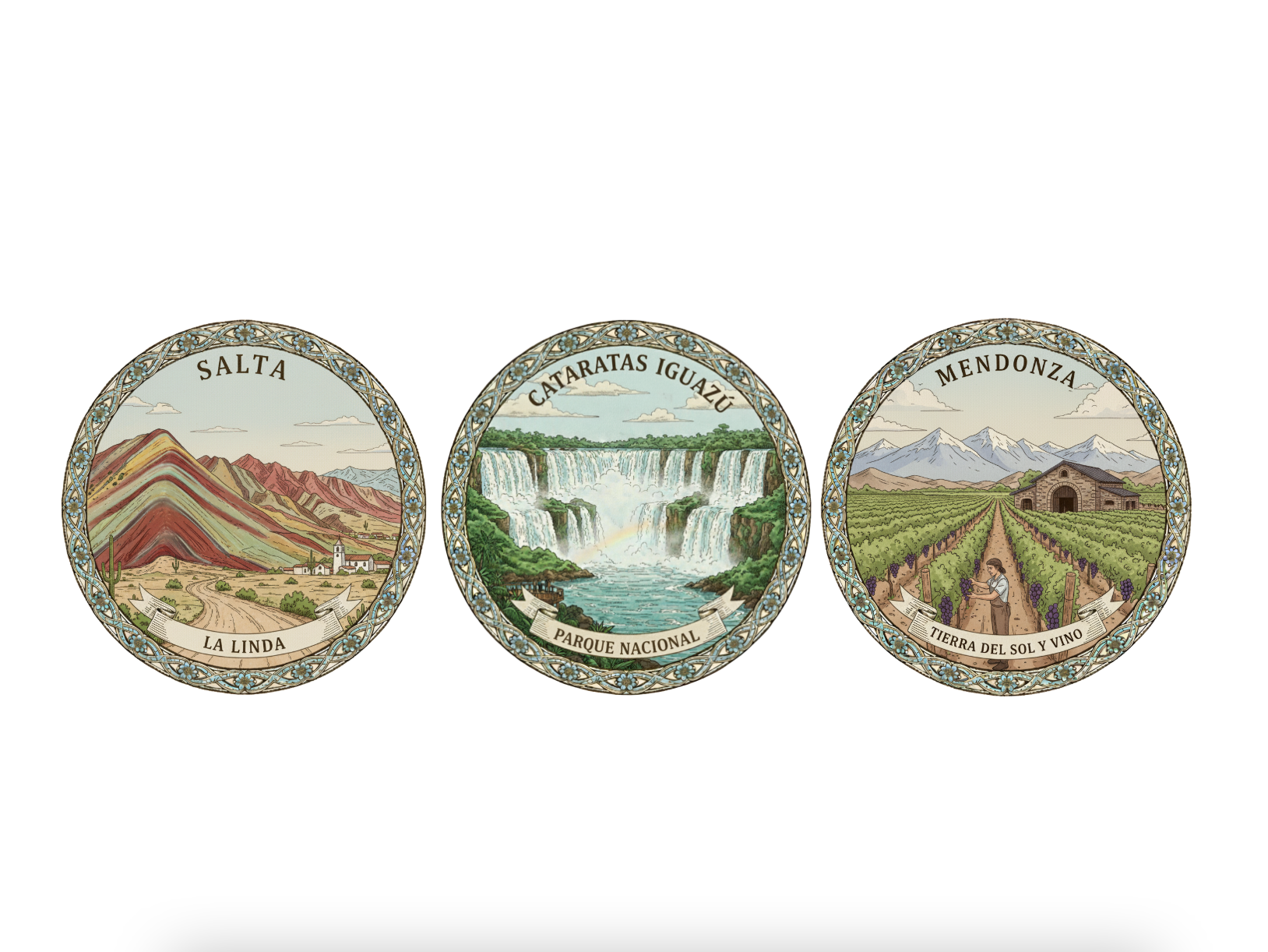 Three Soap Gift Box: Salta, Mendoza, Iguazú