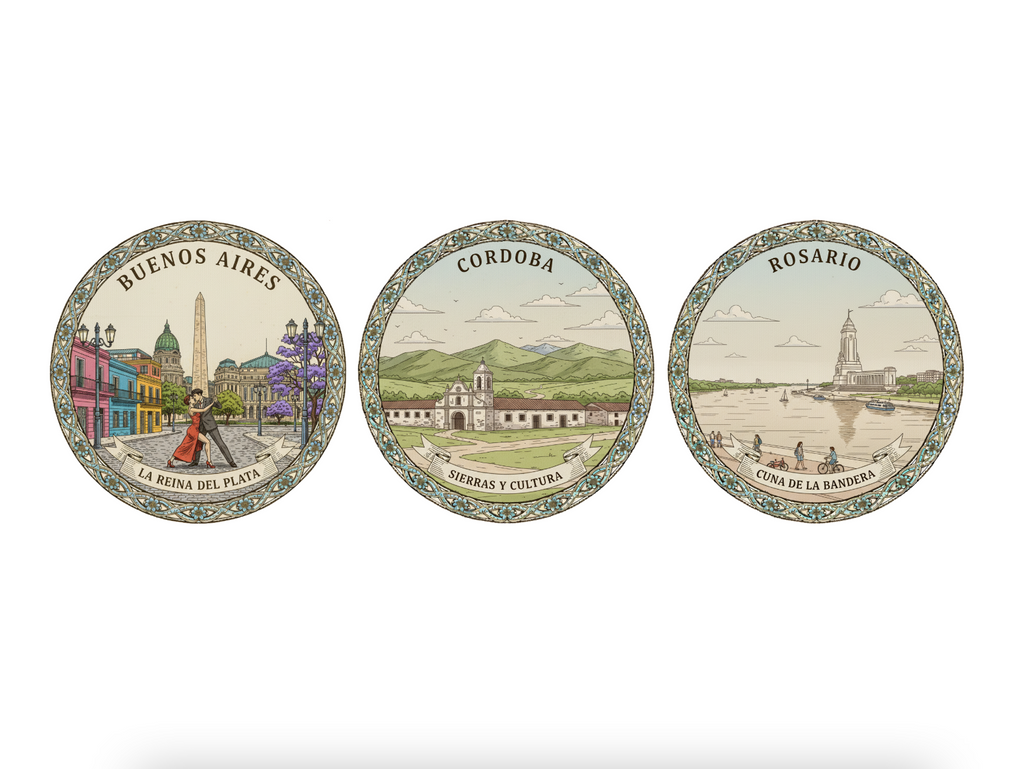 Three Soap Gift Box: Buenos Aires, Cordoba, Rosario