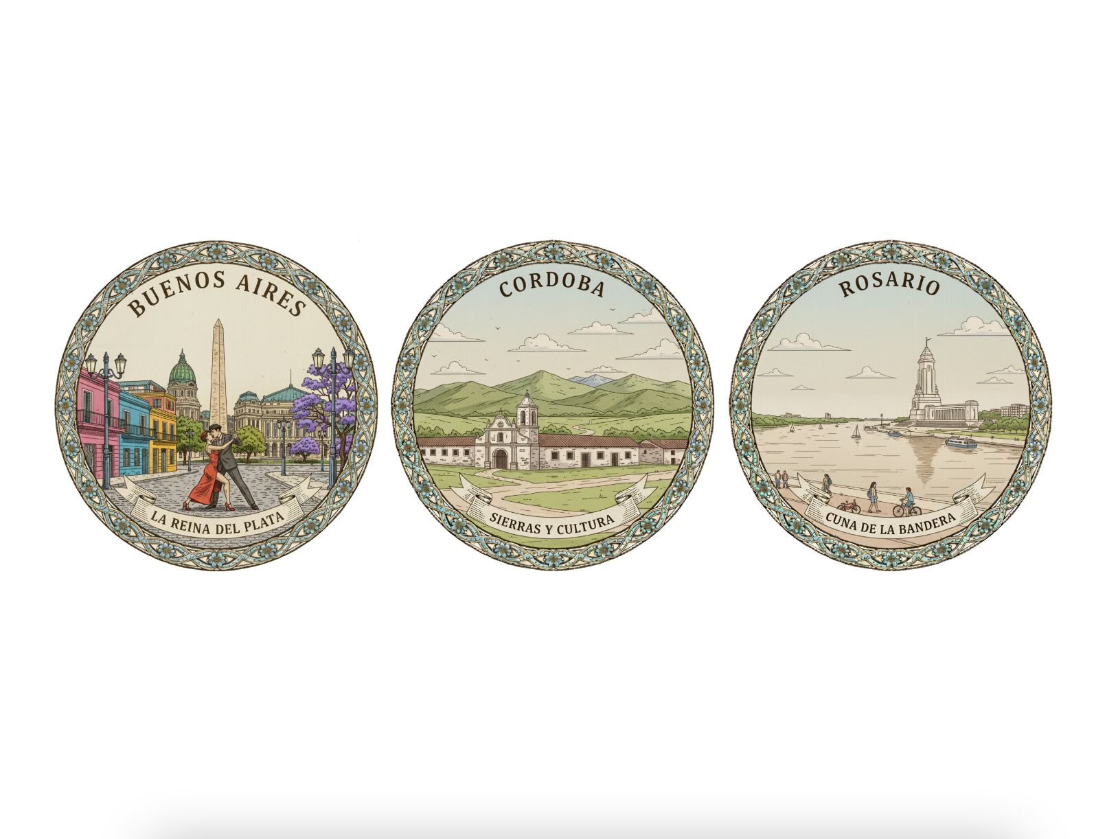 Three Soap Gift Box: Buenos Aires, Cordoba, Rosario