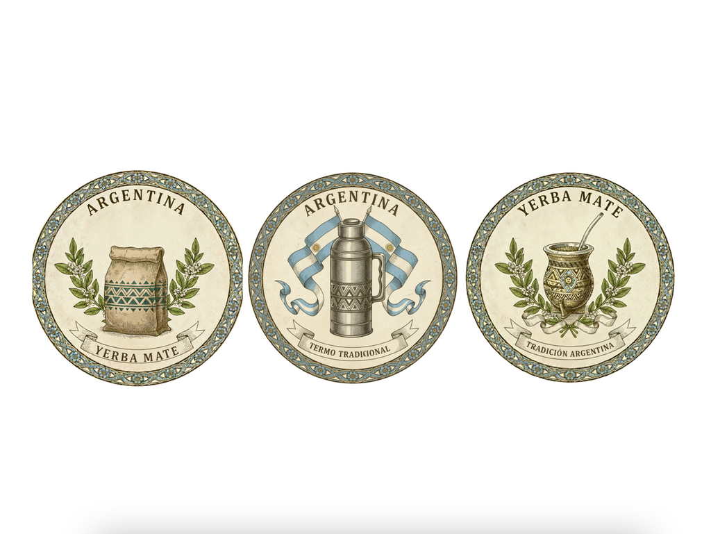 Three Soap Gift Box: Termo Tradicional, Bolsa Yerba Mate, Tradición Argentina