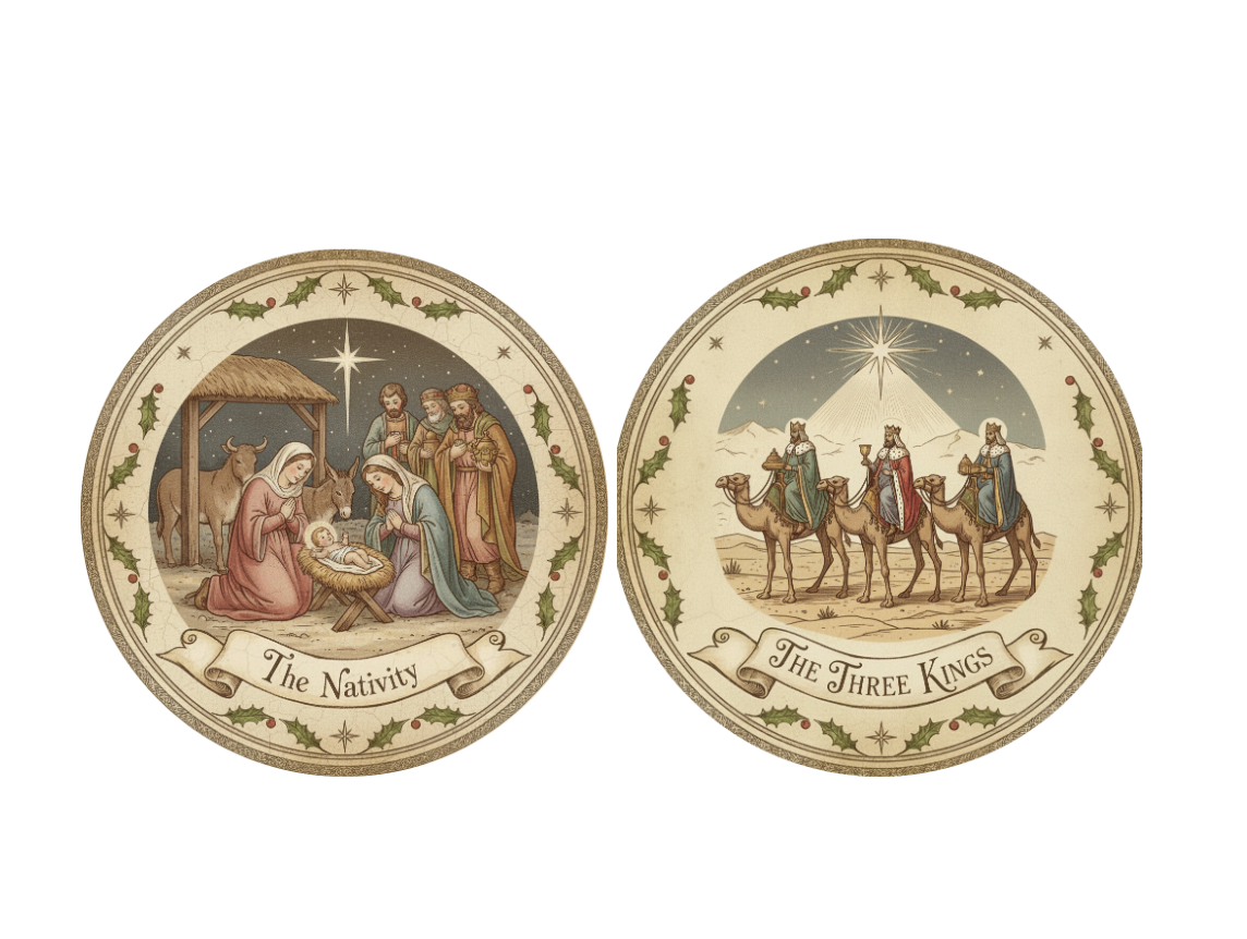 Two Soap Gift Box: The Nativity and The Three Kings