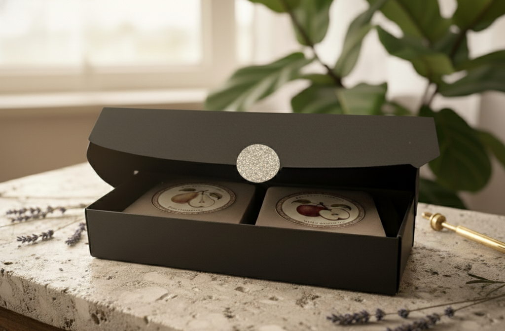 Two Soap Gift Box: Snow Owl, Winter Mouse